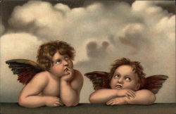 Engel der Sixtinishen madonna Postcard