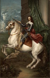 Ritratto del Principe Tommaso di Savoia Art Postcard Postcard