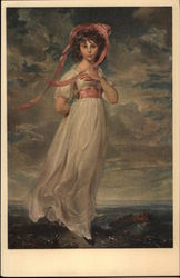 "Pinkie" (Miss Sarah Moulton-Barrett) Postcard