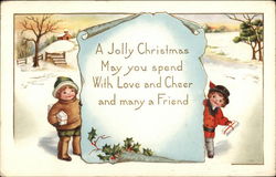 A Jolly Christmas Postcard