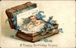A Happy Birthday to you Postcard