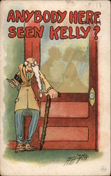 Anybody here seen Kelly? Comic, Funny Postcard Postcard