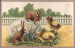 A Happy Easter Postcard