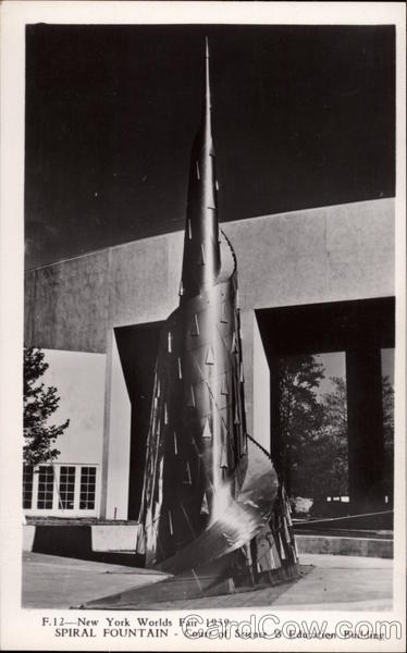 Spiral Fountain, Court of Science and Education Building New York
