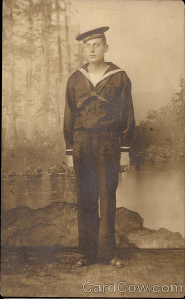 Young Sailor's Portrait Navy