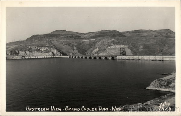 Upstream View - Grand Coulee Dam Washington