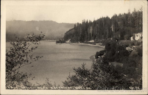 Tillamook Bay, Squaw Town from Hobsonville Tunnel Bay City Oregon