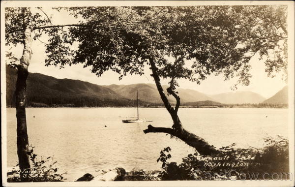 Boat on Quinault Lake Washington