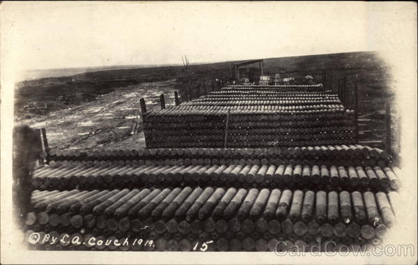 Rows of Ammunition World War I