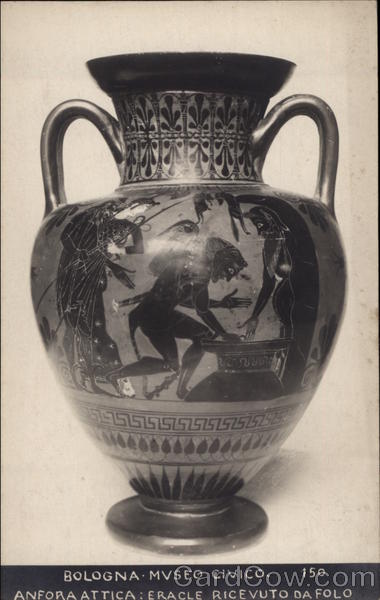 Anforaattica: Eracle Ricevuto da Folo Bologna Italy