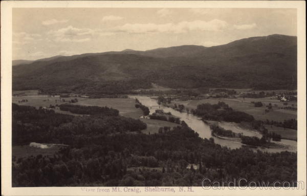 View from Mount Craig Shelburne New Hampshire