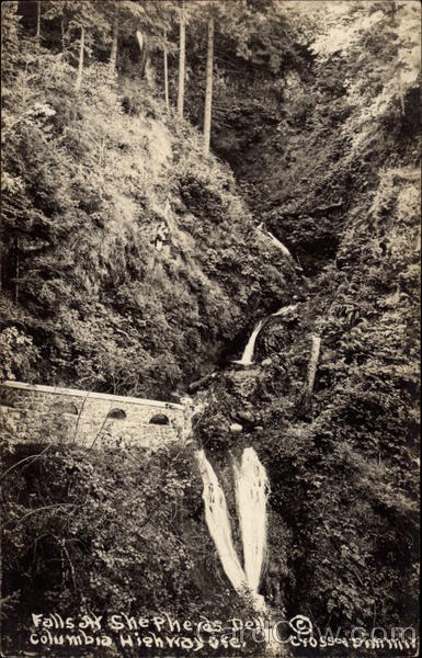 Falls at Shepperd's Dell, Columbia River Highway Corbett Oregon