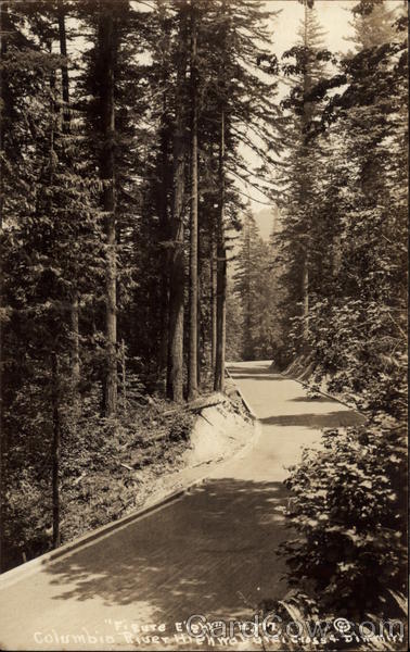 Figure Eight Columbia River Highway Oregon