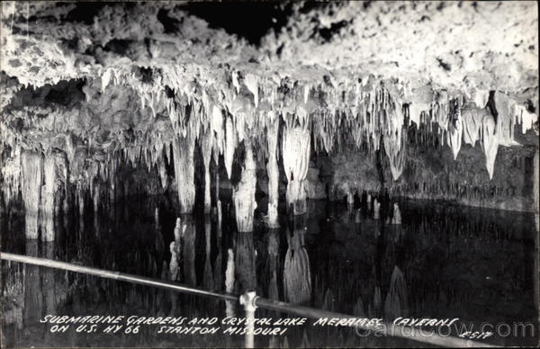 Submarine Gardens and Crystal Lake, Meramac Caverns Stanton Missouri