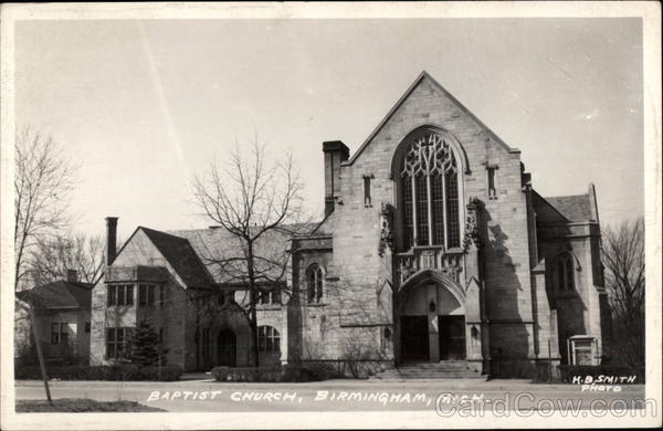 Baptist Church Birmingham Michigan H. B. Smith