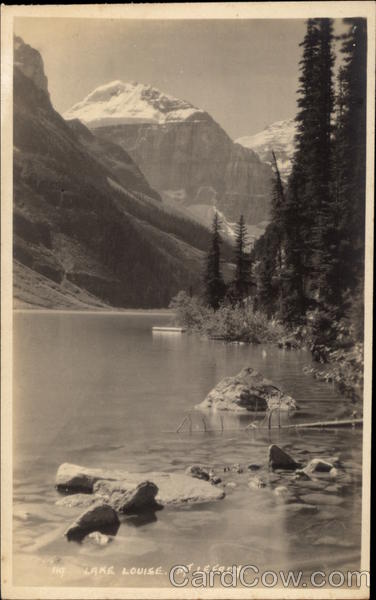Lake Louise and Mt. Lefroy Banff AB Canada Alberta