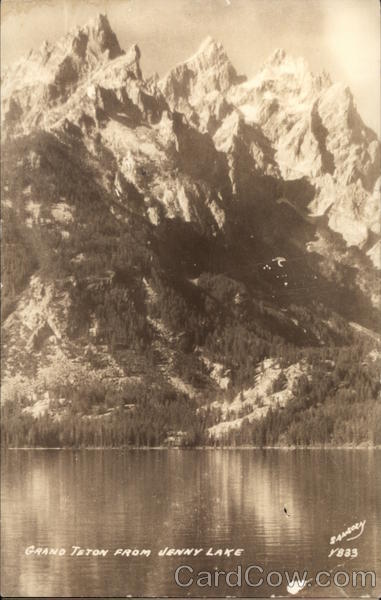 Grand Teton from Jenny Lake Grand Teton National Park Wyoming