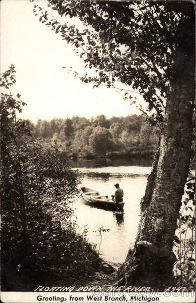 Floating Down the River West Branch Michigan