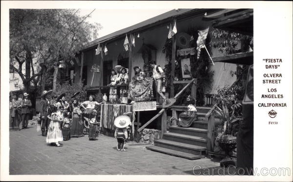 Olvera Street - Fiesta Days Los Angeles California