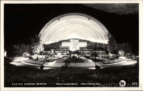 Easter Sunrise Service, Hollywood Bowl California