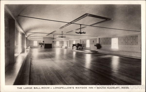 The Large Ball-room - Longfellow's Wayside Inn Sudbury Massachusetts