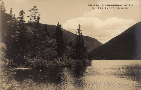 Echo Lake - White Mountains Franconia Notch New Hampshire