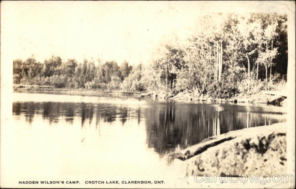 Hadden Wilson's Camp, Crotch Lake Clarendon Canada