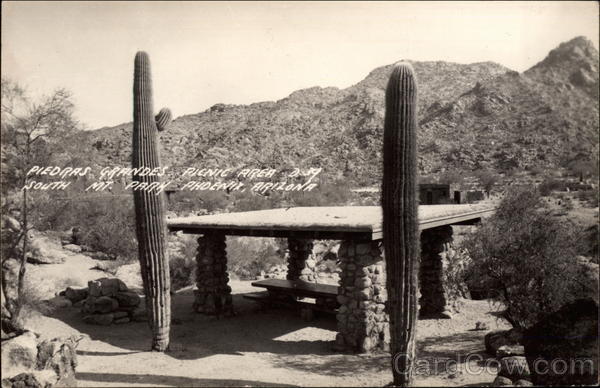 Piedras Grandes Picnic Area, South Mt. Park Phoenix Arizona