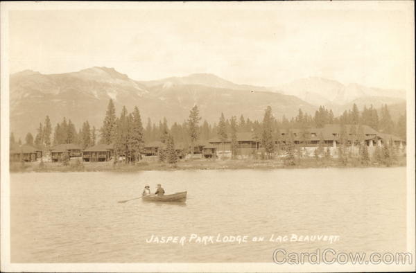 Jasper Park Lodge and Lake Beauvert Jasper National Park AB Canada