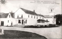 Post Office and Congregational Church Postcard