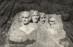 Mt. Rushmore Memorial Postcard