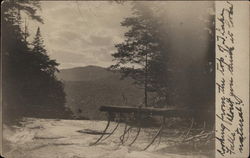 Looking From the Top of T Lake Falls Postcard