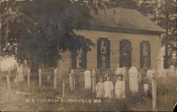 Methodist Episcopal Church Burrsville, MD Postcard Postcard