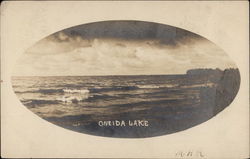 Waves on Oneida Lake Postcard