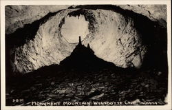 Monument Mountain, Wyandotte Cave Leavenworth, IN Postcard Postcard