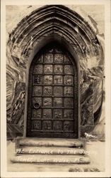 Entrance to the "Singing Tower" Postcard