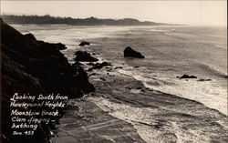 Looking South from Hawleywood Heights, Moonstone Beach Postcard