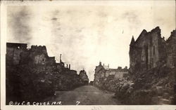 Bombed Town Postcard