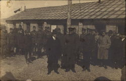 Soldiers Standing in Front of Headquarters Soldiers Standing in Front of Headquarters