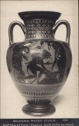 Anforaattica: Eracle Ricevuto da Folo Postcard