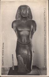 Egyptian Statue Bologna, Italy Postcard Postcard