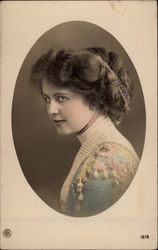 Portrait of a Woman Postcard