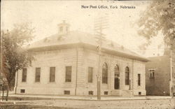 New Post Office York, NE Postcard Postcard