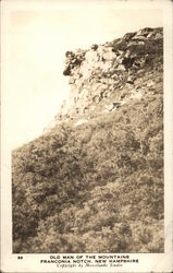 Old Man of the Mountains Franconia Notch, NH Postcard Postcard