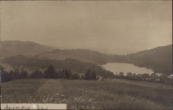 Ashfield Pond From Field Postcard
