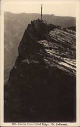 On the Castellated Ridge, Mt. Jefferson Postcard