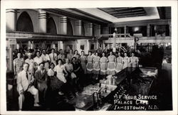 At Your Service - Palace Cafe - Milk 10 cents Postcard