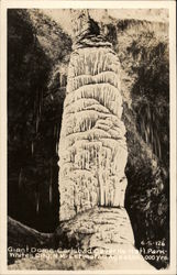 Giant Dome, Carlsbad Caverns Postcard