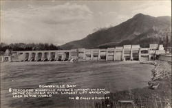 Bonneville Dam Washington Postcard Postcard