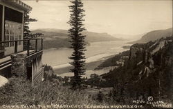 Crown Point from "Chanticleer", Columbia River Highway Postcard
